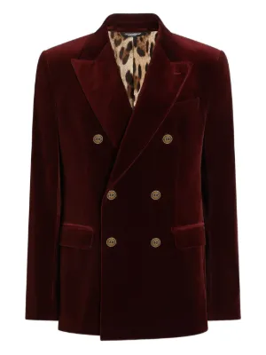 Dolce & Gabbana heraldic-patch single-breasted Blazer | Black