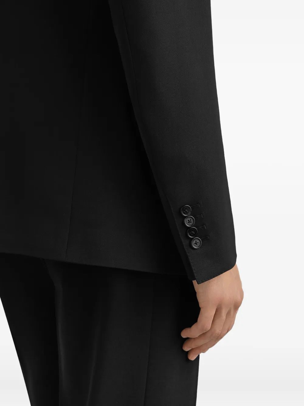 Dolce & Gabbana Sicilia verfraaide blazer met dubbele rij knopen Grijs