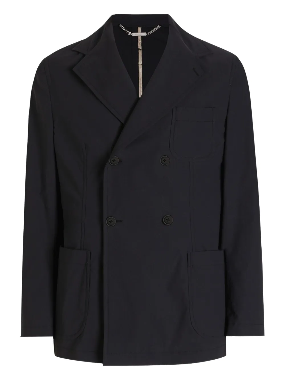 Dolce & Gabbana Blazer met dubbele rij knopen en zak Zwart