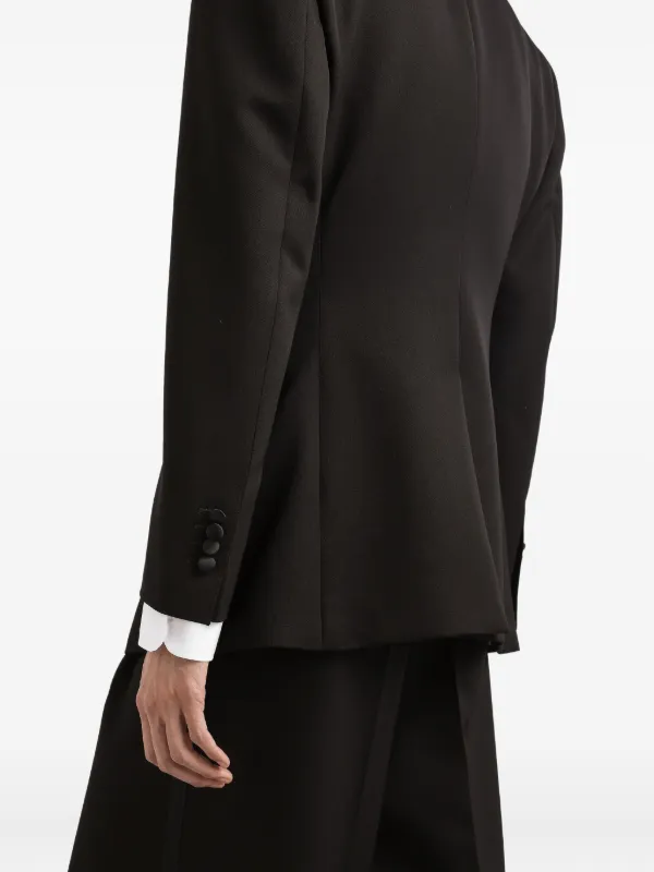 Dolce & Gabbana サテンラペル ジャケット | ブラック | FARFETCH JP