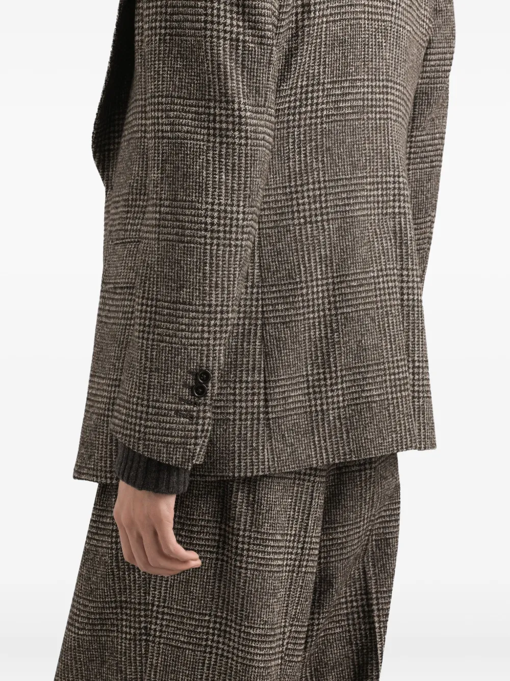 Dolce & Gabbana Geruite blazer Bruin