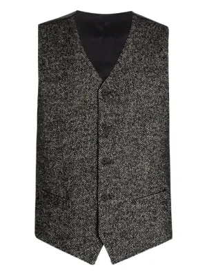 Dolce & Gabbana コーデュロイ ベスト | ブラック | FARFETCH JP