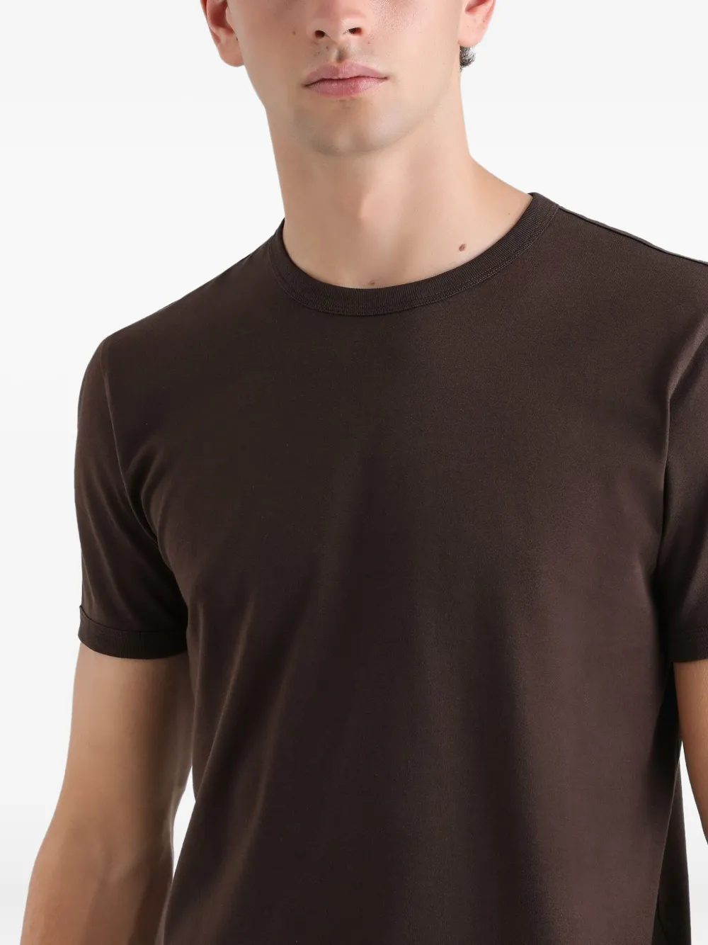 Dolce & Gabbana T-shirt met ronde hals Bruin