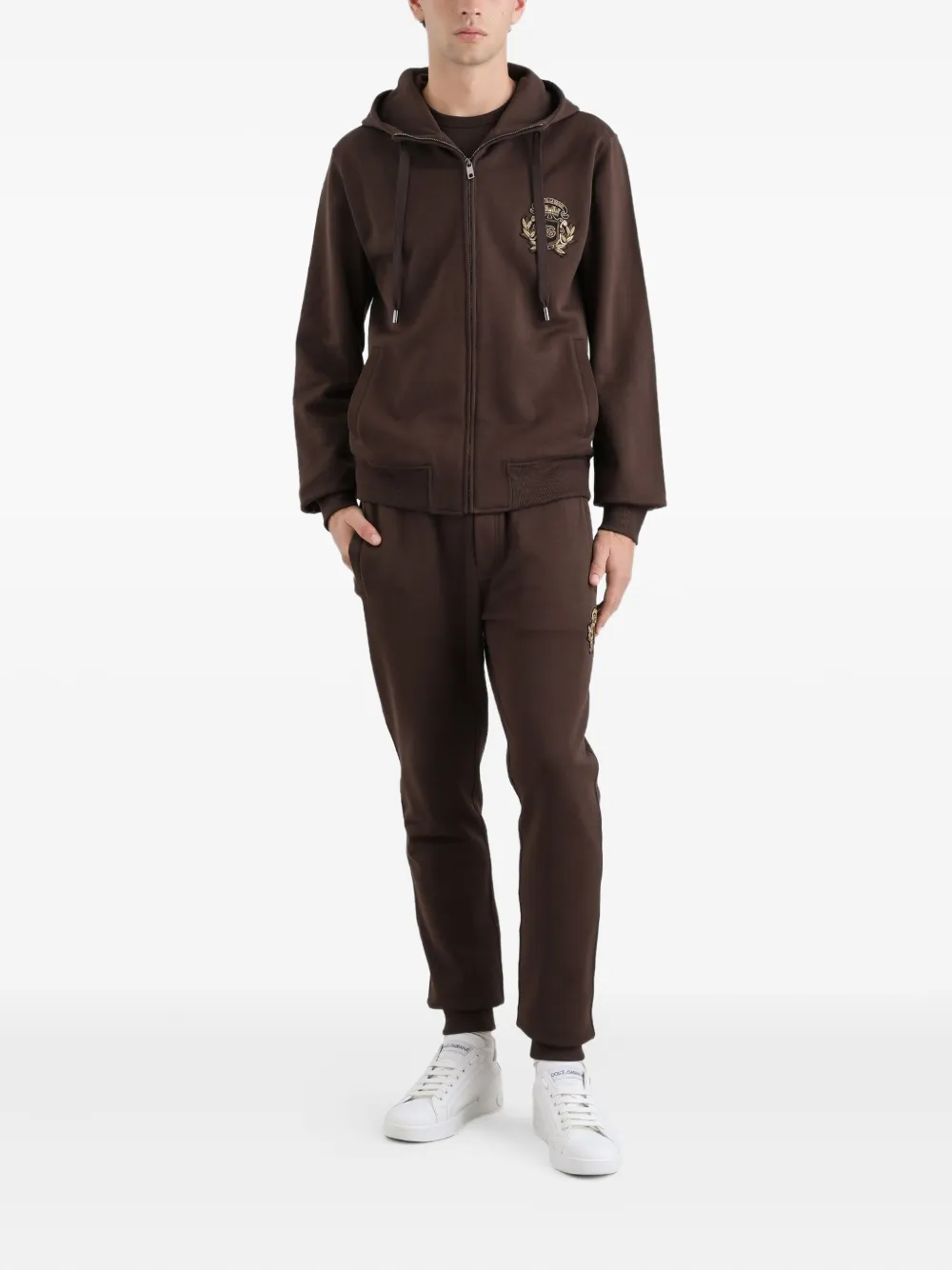 Dolce & Gabbana T-shirt met ronde hals - Bruin