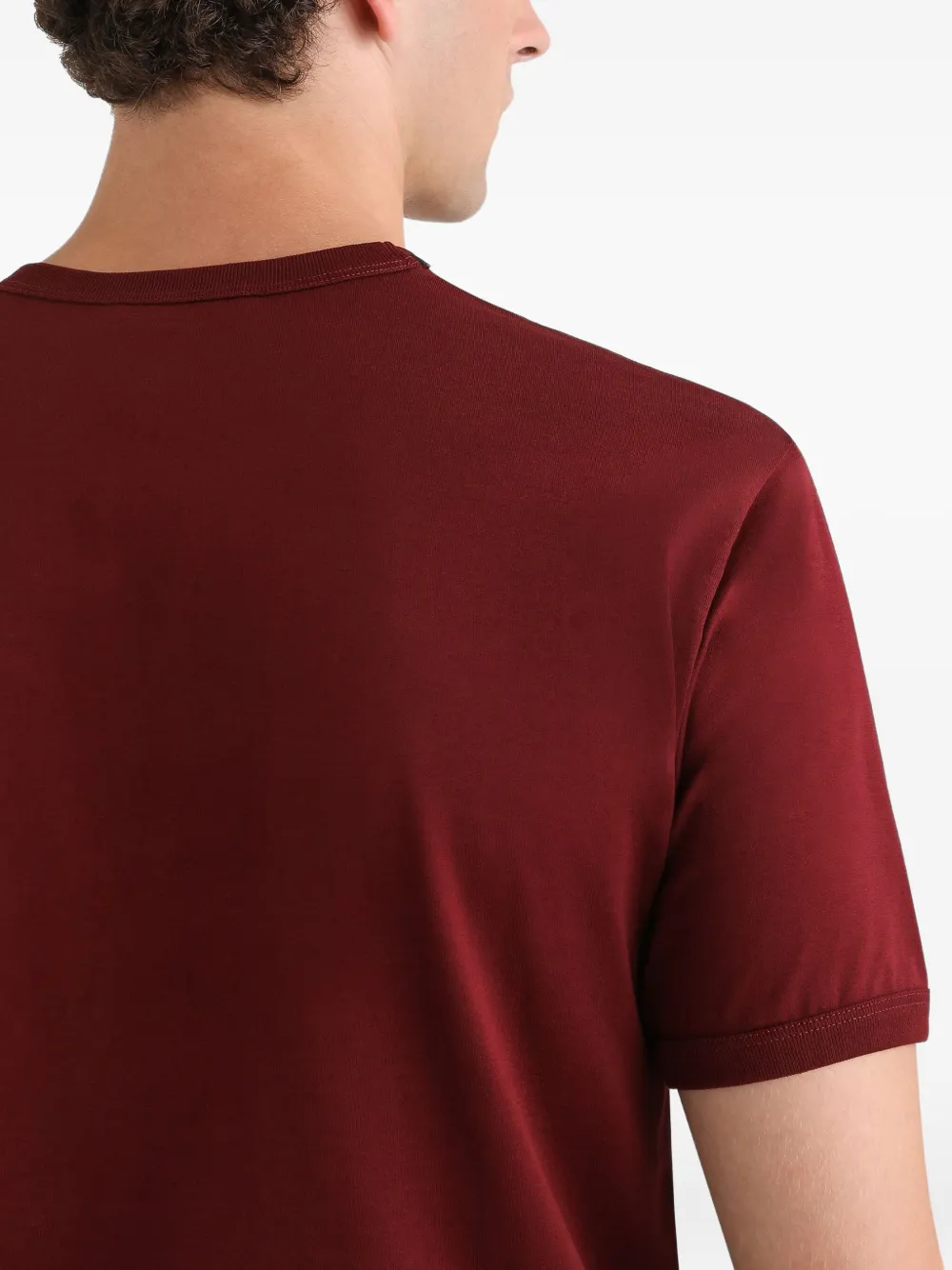 Dolce & Gabbana T-shirt met logodetail Rood