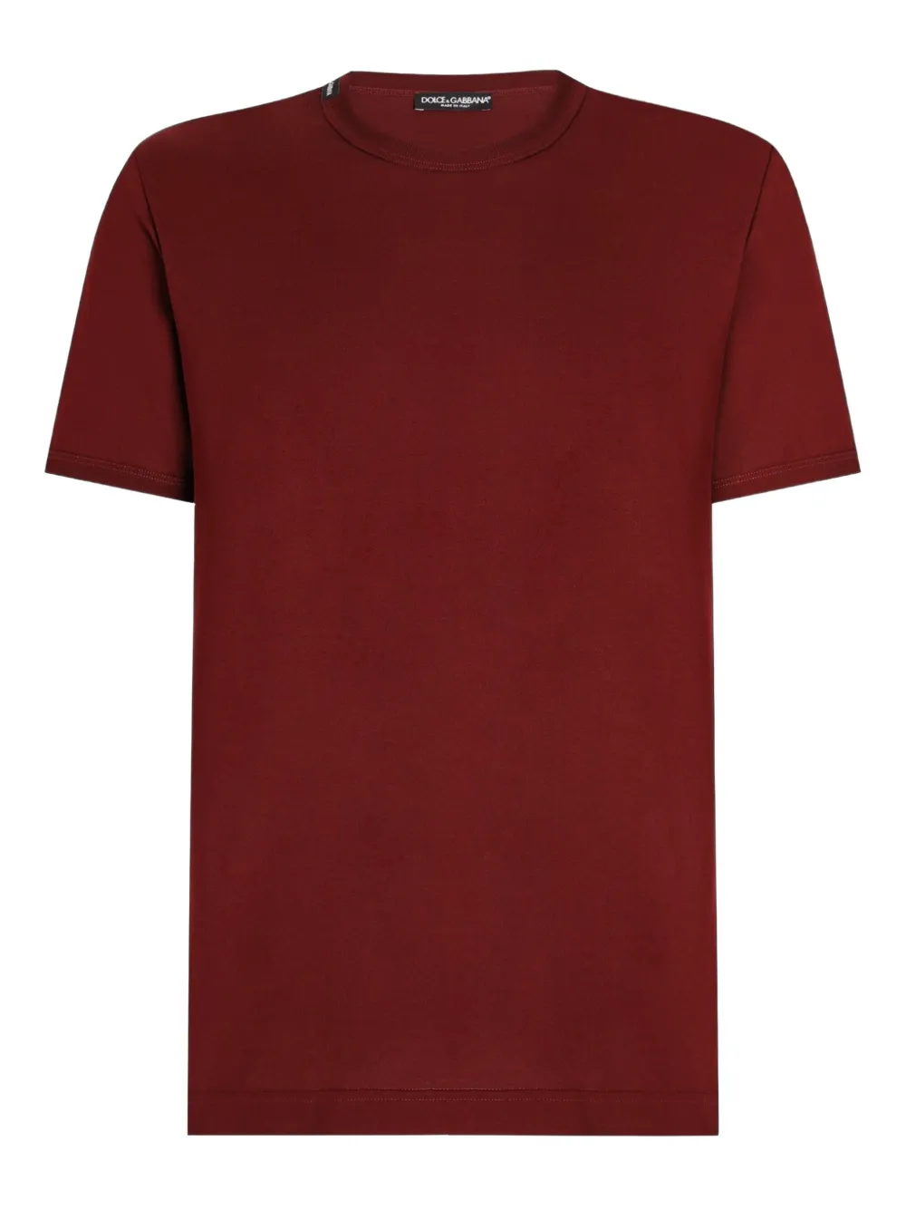 Dolce & Gabbana T-shirt met logodetail Rood