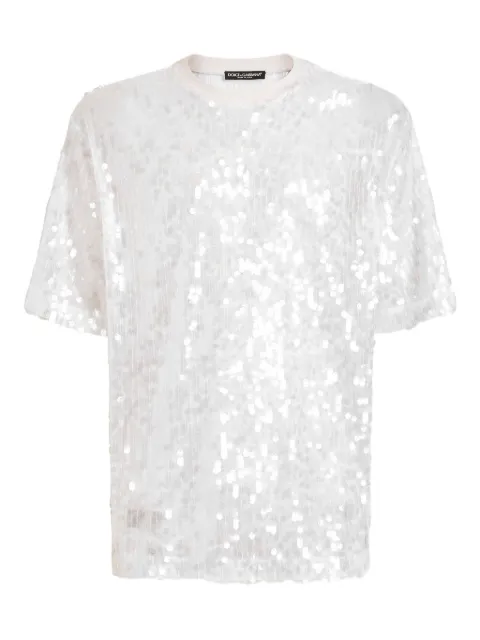 Dolce & Gabbana sequin-embellished T-shirt