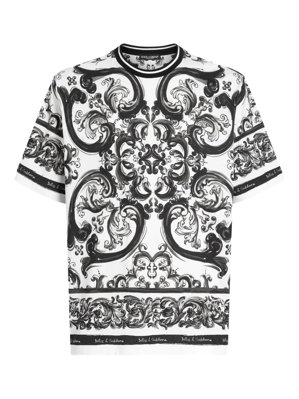Dolce & Gabbana playera con estampado Mayólica | blanco | Image 1