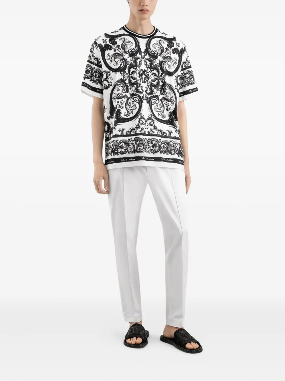 Dolce & Gabbana playera con estampado Mayólica | Playeras | Image 2