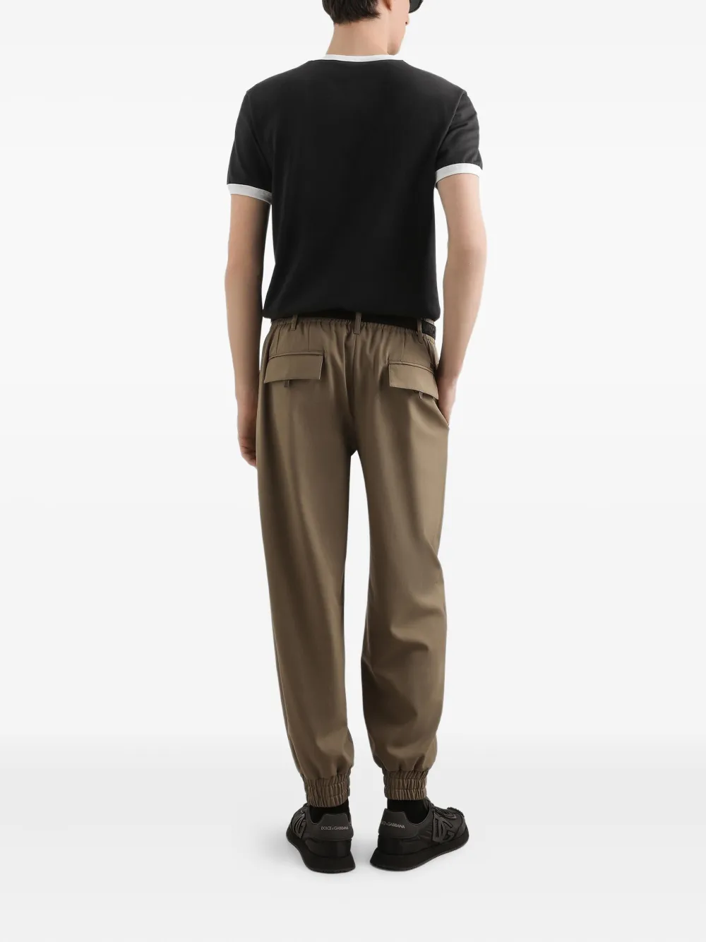 Dolce & Gabbana T-shirt met logoprint Zwart