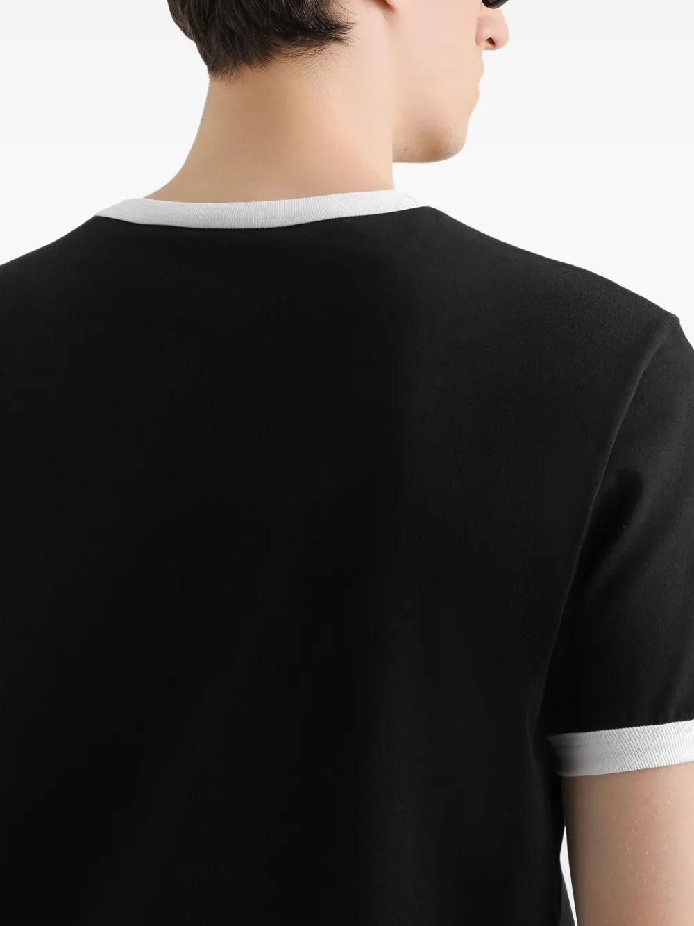 Dolce & Gabbana T-shirt met logoprint Zwart
