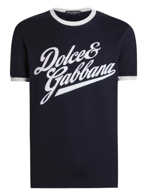 Dolce & Gabbana logo-print crew-neck T-shirt