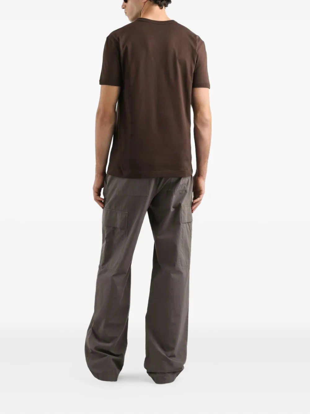 Dolce & Gabbana crest-embellished T-shirt Bruin