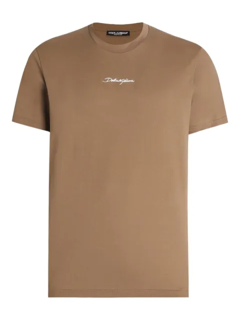 Dolce & Gabbana logo-print cotton t-shirt
