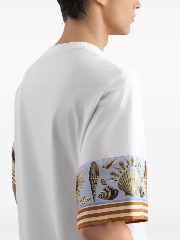 Dolce & Gabbana コットンシルク Tシャツ | ホワイト | FARFETCH JP
