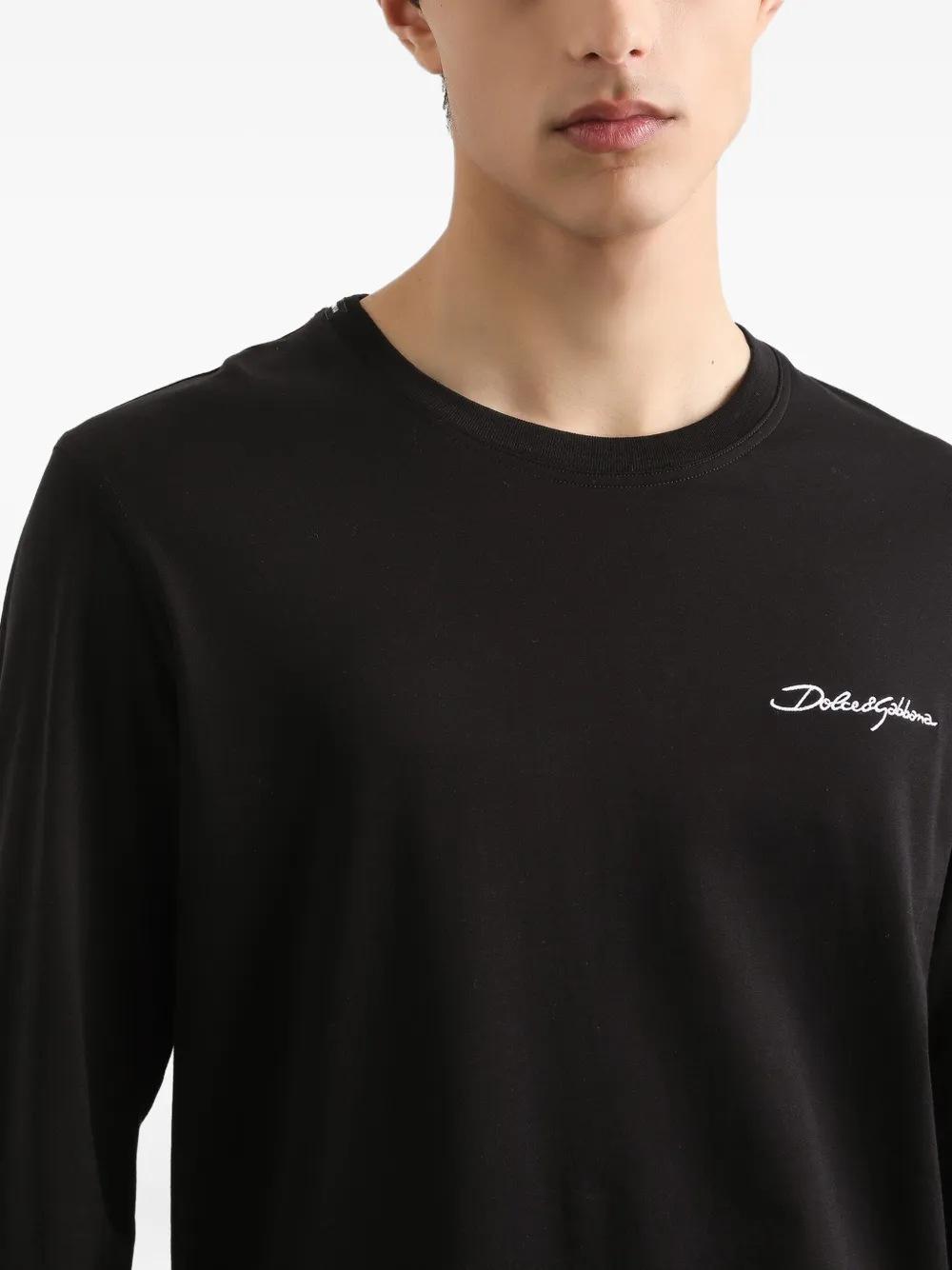 Dolce & Gabbana Katoenen T-shirt Zwart