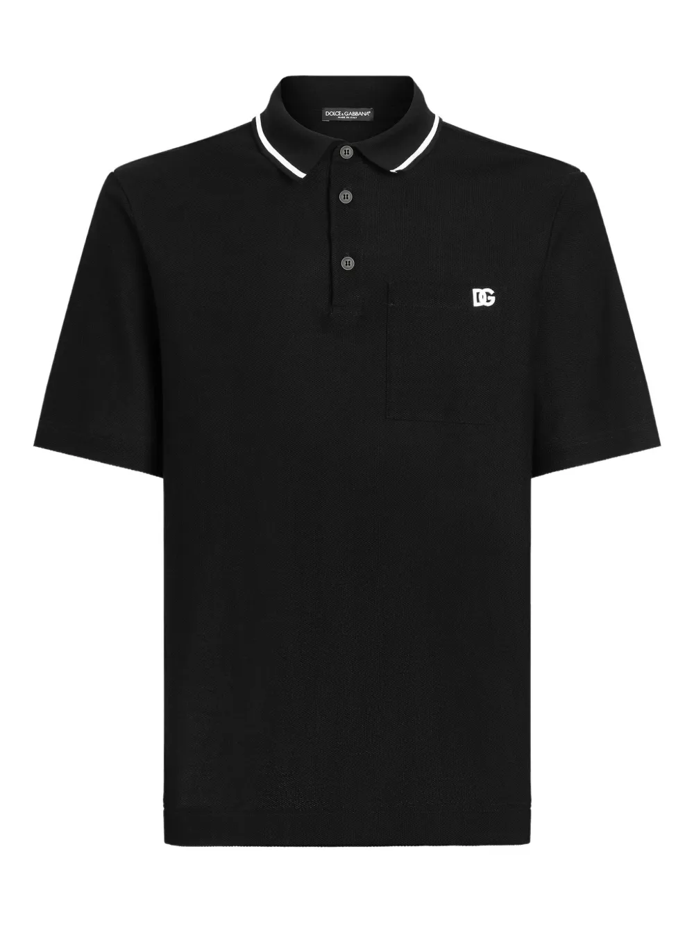 Dolce & Gabbana Katoenen poloshirt Zwart