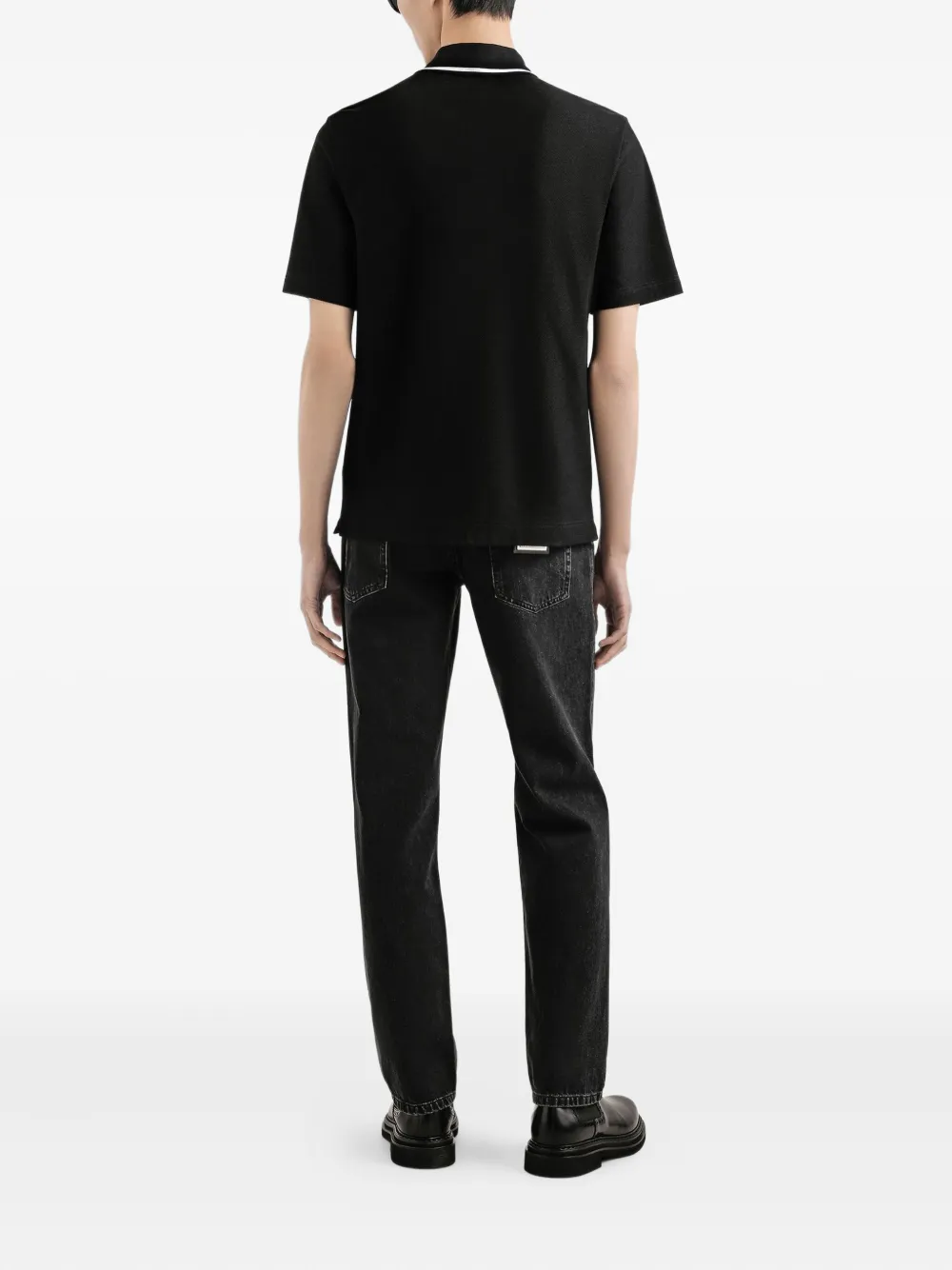 Dolce & Gabbana Katoenen poloshirt Zwart