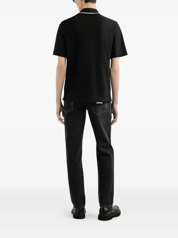 Dolce & Gabbana Cotton Polo Shirt | Black | FARFETCH