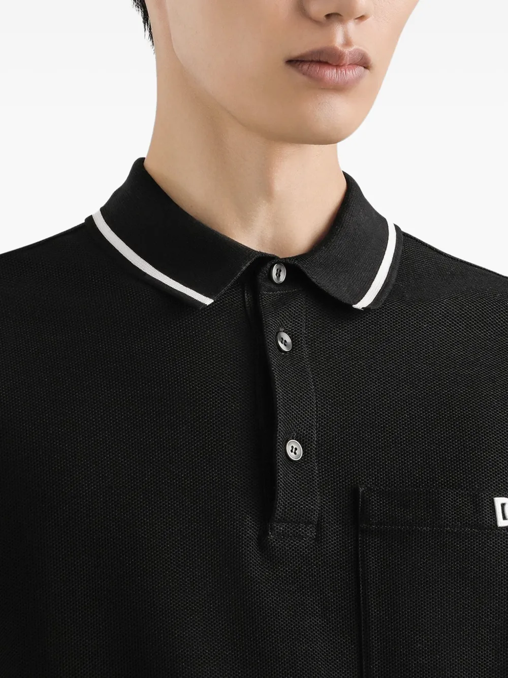 Dolce & Gabbana Katoenen poloshirt Zwart