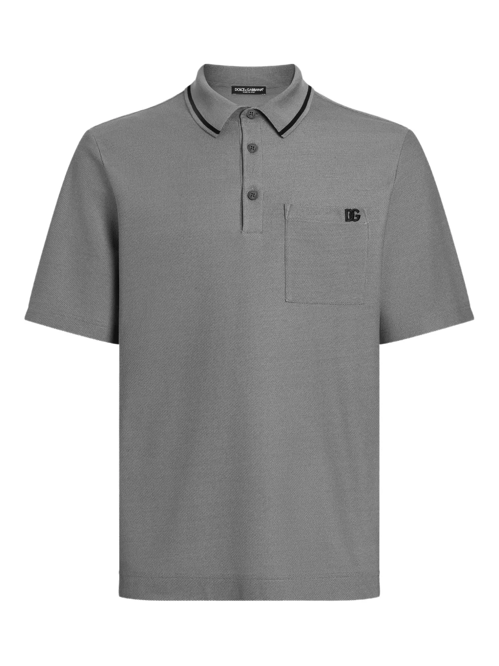 Dolce & Gabbana Katoenen poloshirt Grijs