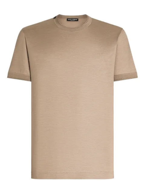 Dolce & Gabbana t-shirt à détail contrastant
