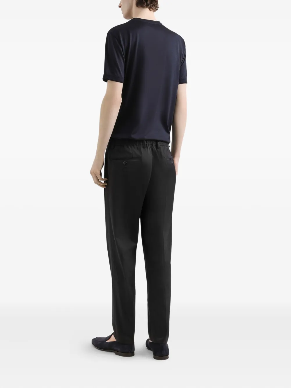 Dolce & Gabbana Zijden T-shirt Blauw