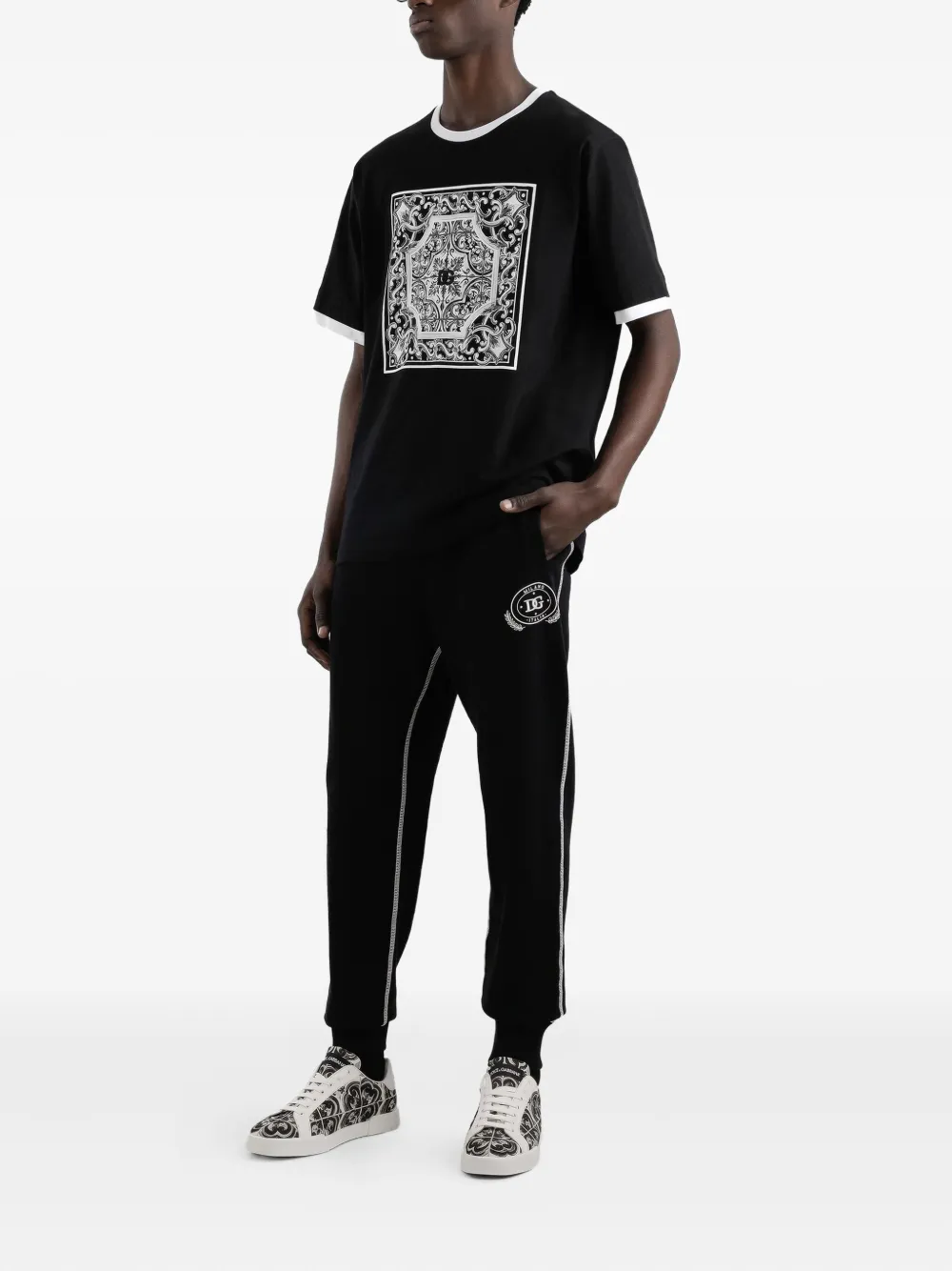 Dolce & Gabbana playera con estampado gráfico | Playeras | Image 2