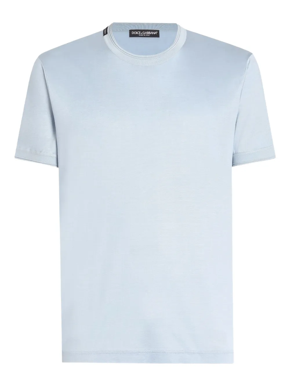 Dolce & Gabbana Zijden T-shirt Blauw