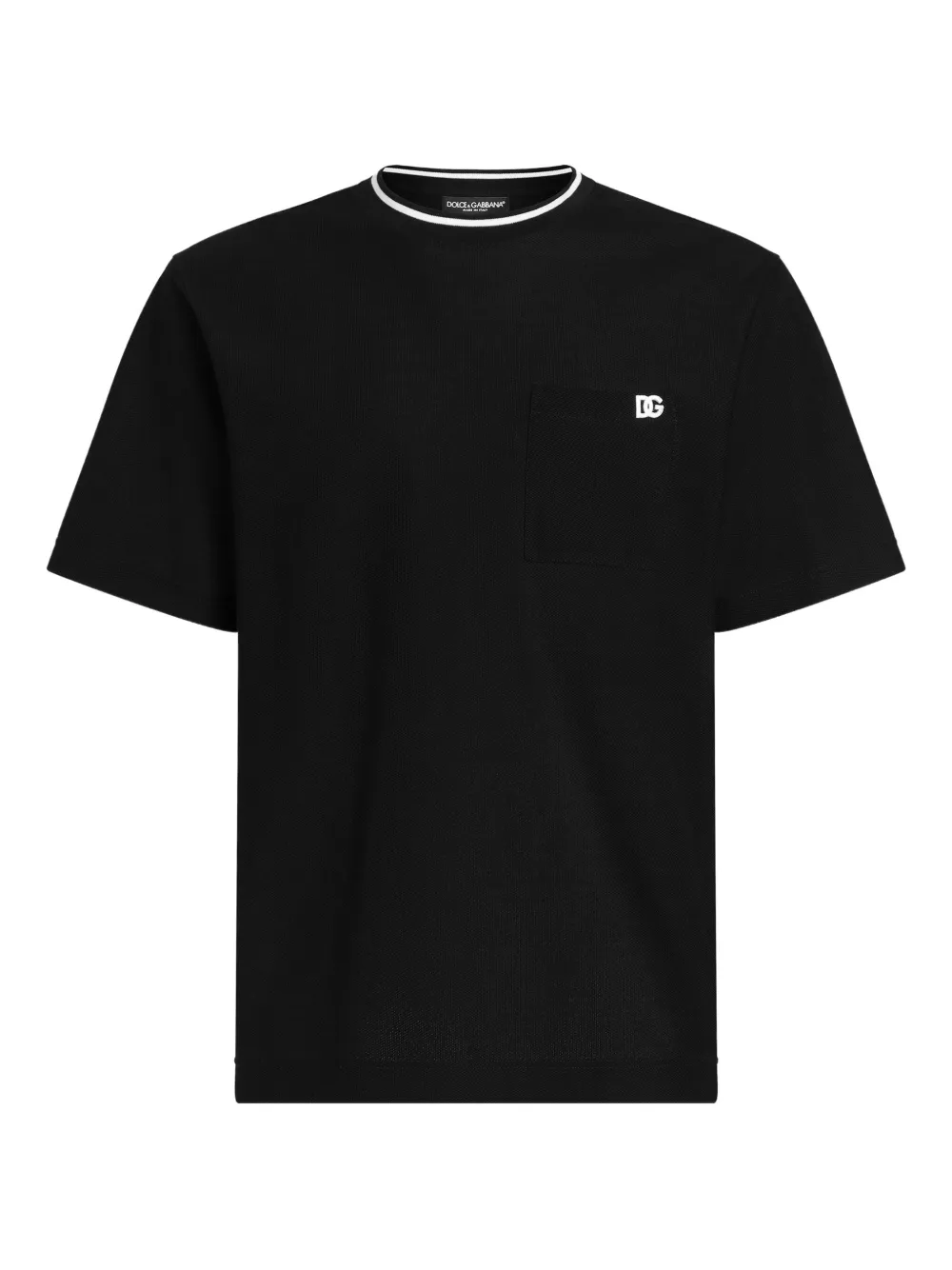 Dolce & Gabbana playera con logo bordado | negro | Image 1