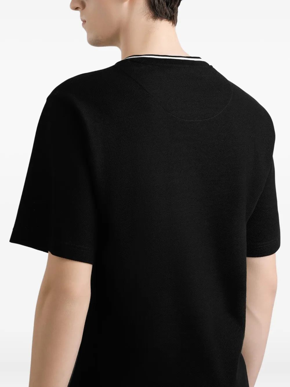 Dolce & Gabbana T-shirt met geborduurd logo Zwart