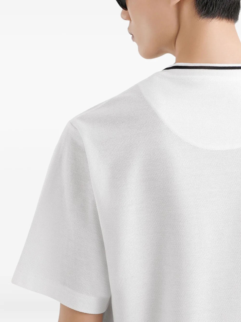 Dolce & Gabbana T-shirt met geborduurd logo Wit