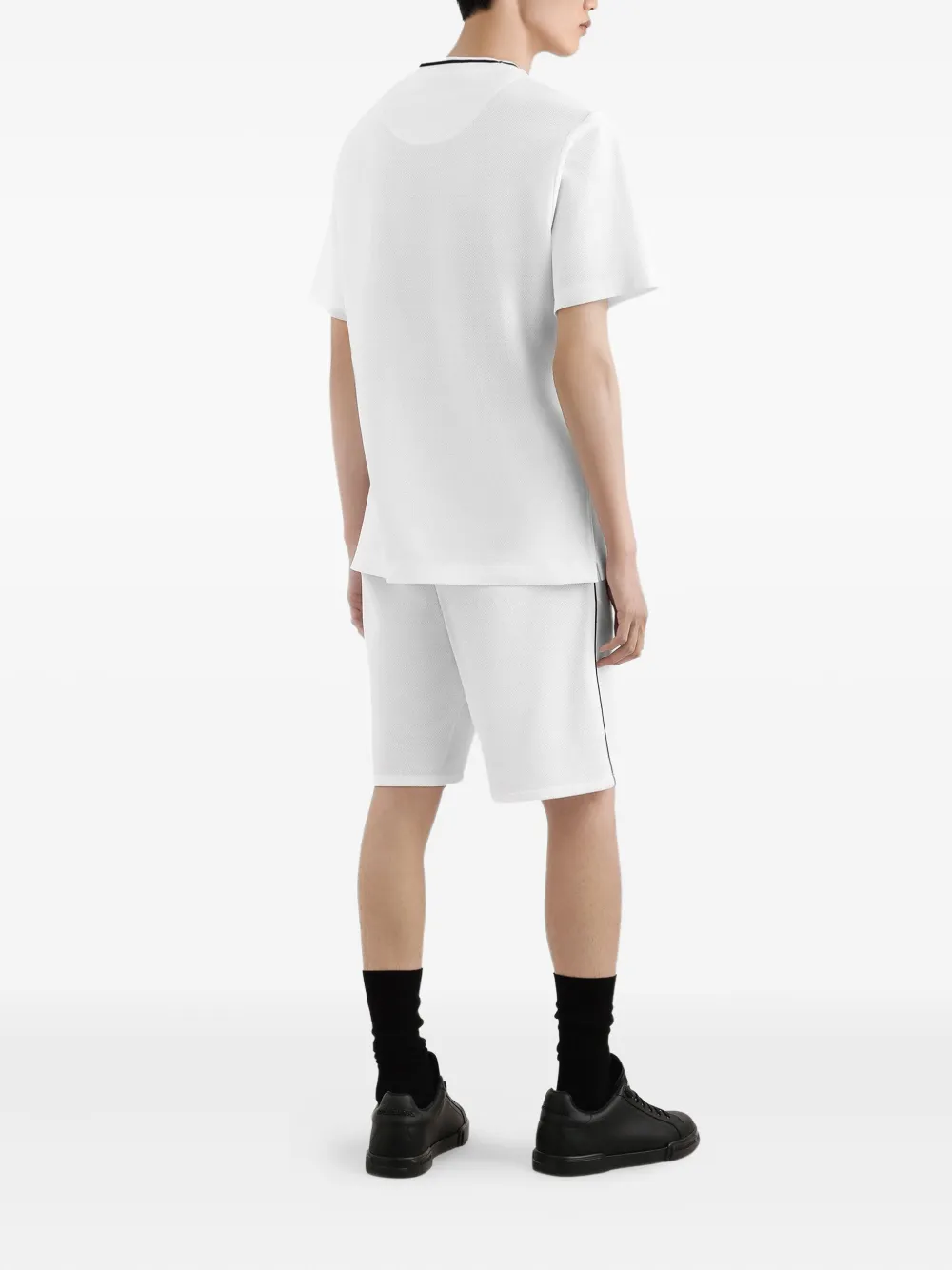 Dolce & Gabbana T-shirt met geborduurd logo Wit