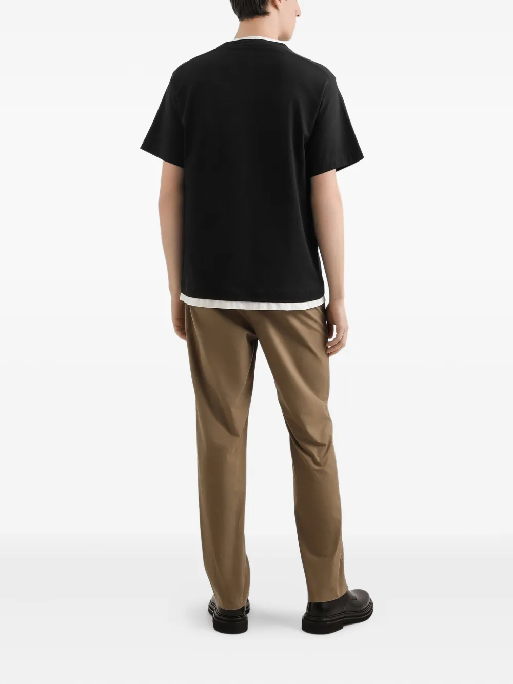 Dolce & Gabbana T-shirt met geborduurd logo Zwart