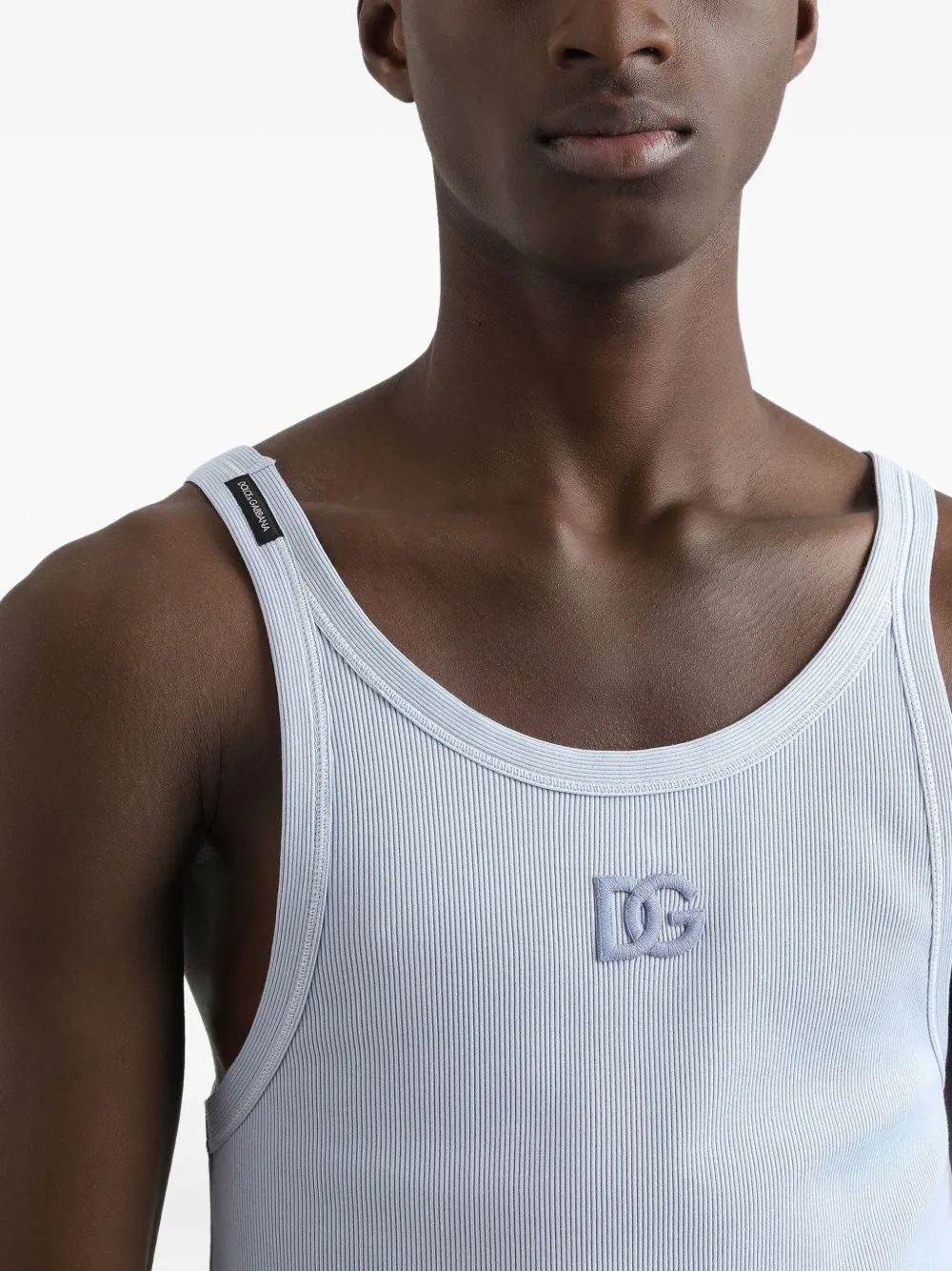 Dolce & Gabbana Katoenen tanktop Blauw