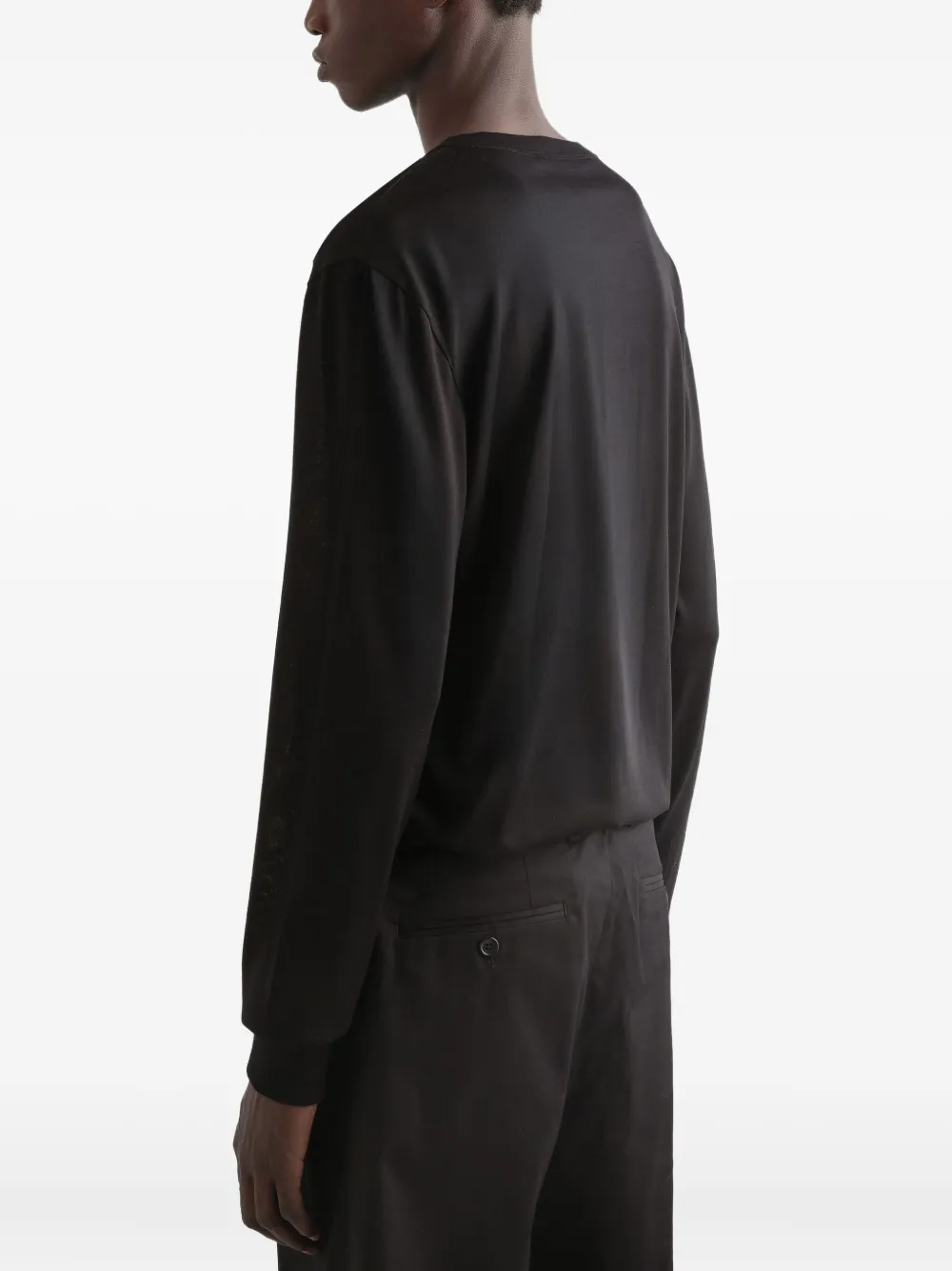 Dolce & Gabbana T-shirt met knopen Zwart