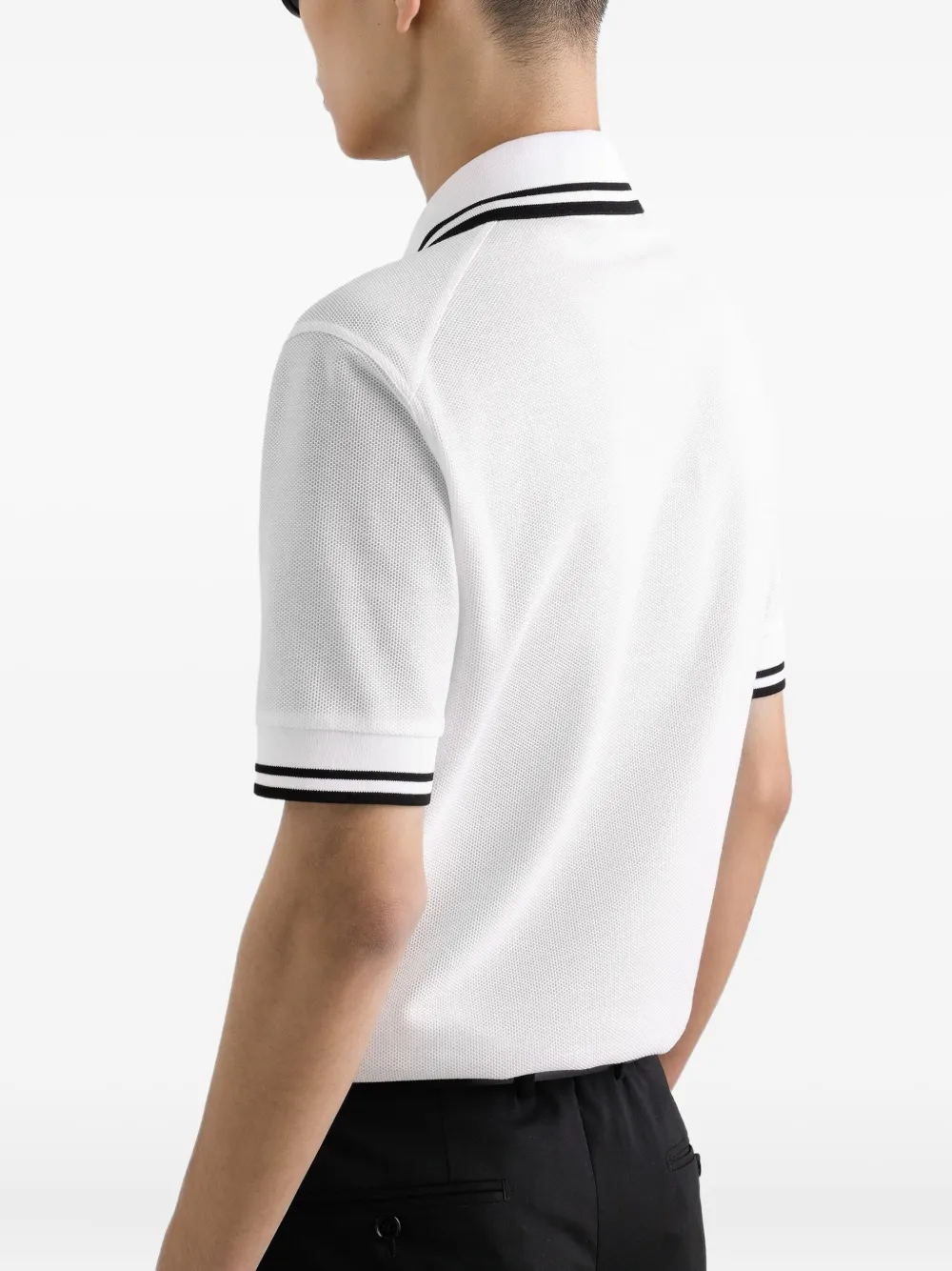 Dolce & Gabbana T-shirt met V-hals Wit