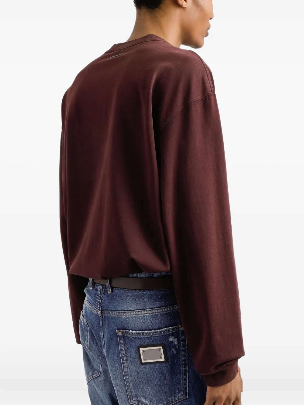 Dolce & Gabbana T-shirt met ronde hals - Bruin