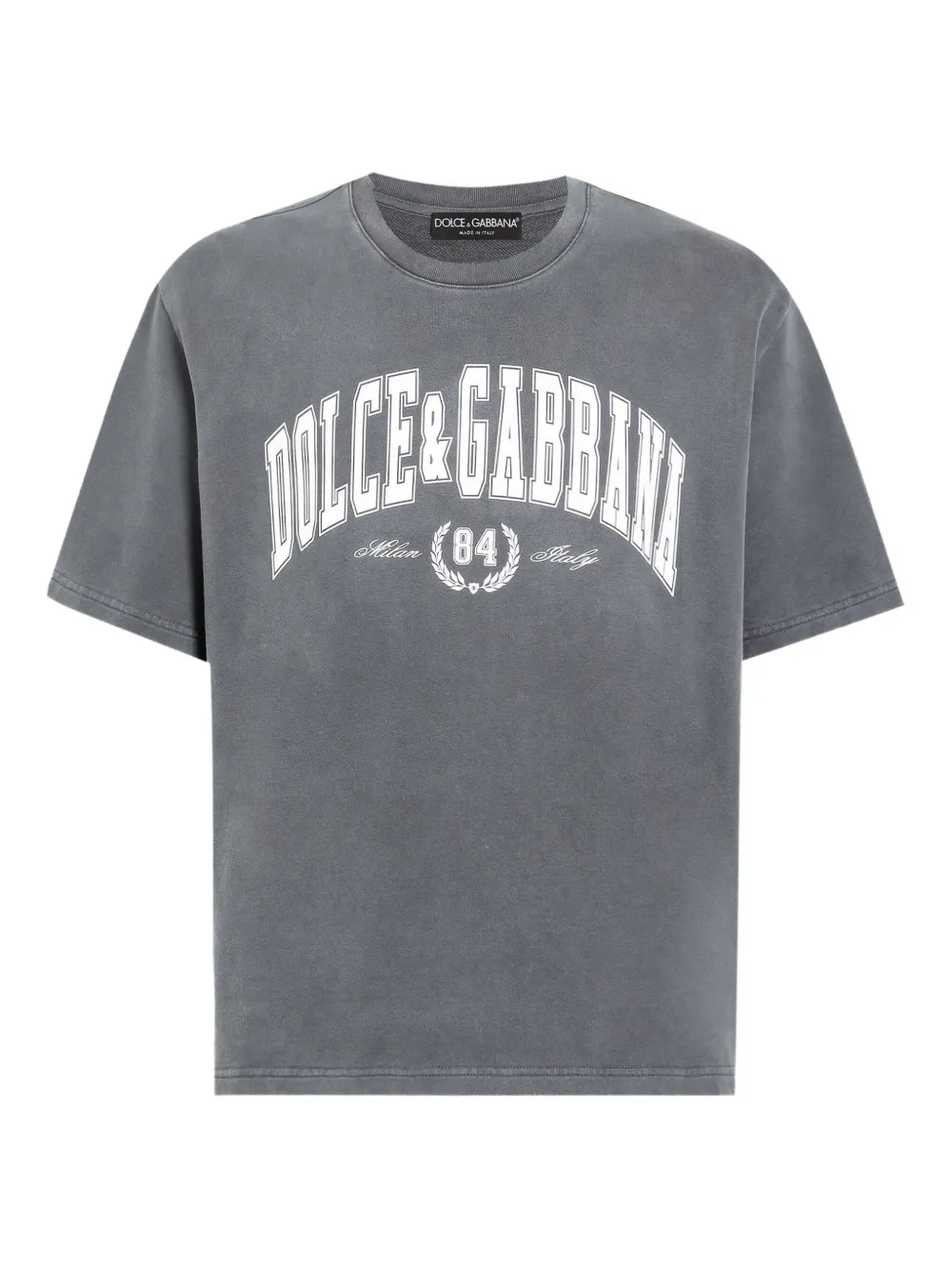 Dolce & Gabbana logo-print short-sleeve T-shirt | Grey | Image 1