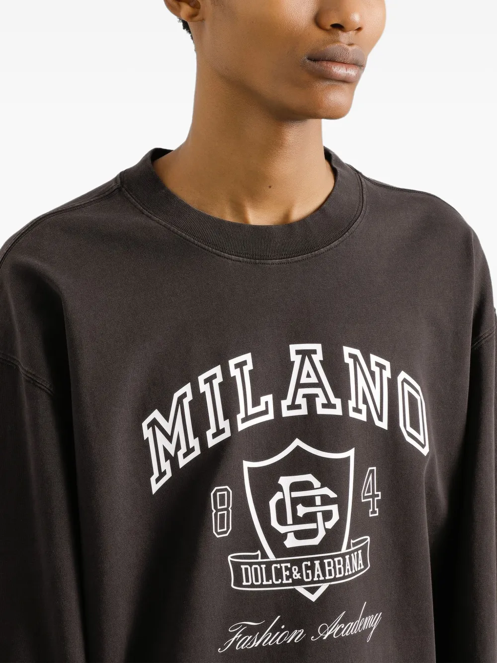 Dolce & Gabbana T-shirt met print Bruin