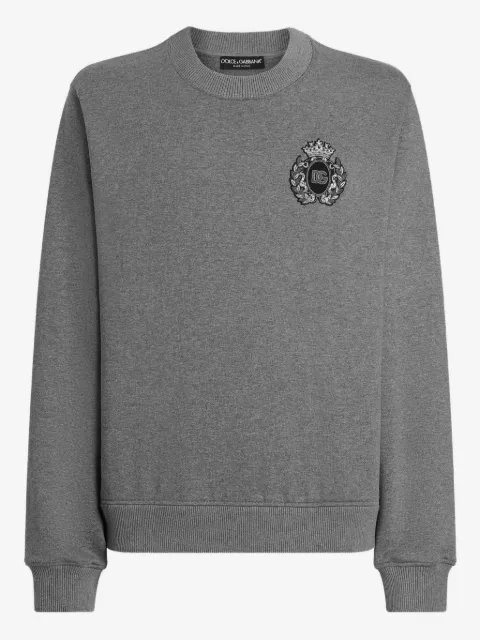 Dolce & Gabbana logo-appliqué sweater