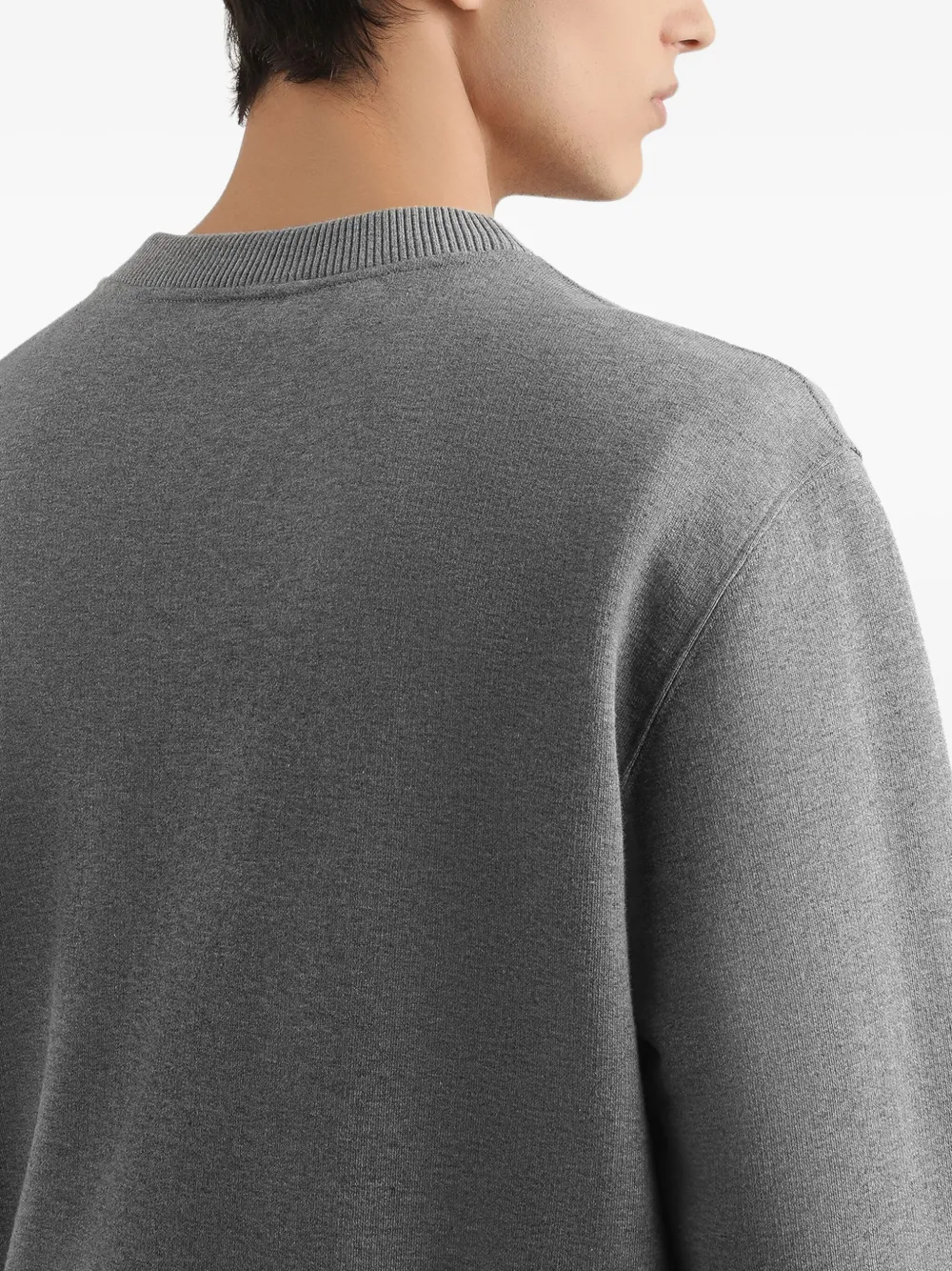 Dolce & Gabbana Sweater met logopatch Grijs