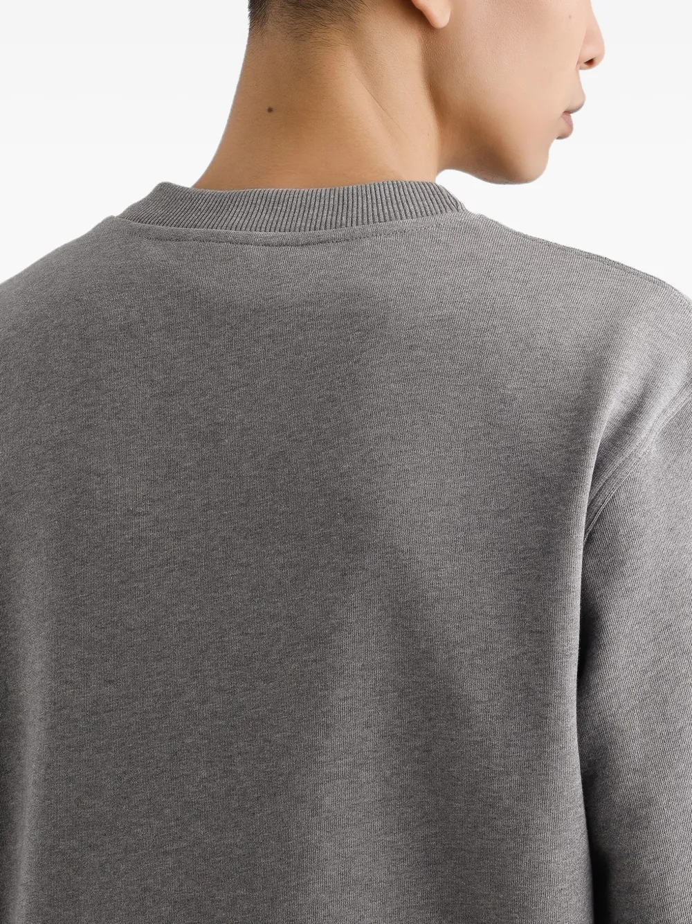 Dolce & Gabbana Sweater met geborduurd logo Grijs