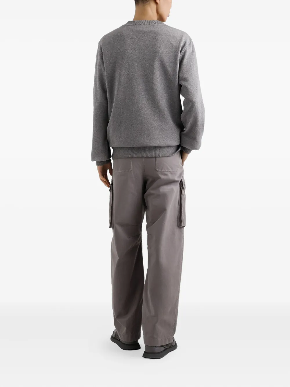 Dolce & Gabbana Sweater met geborduurd logo Grijs