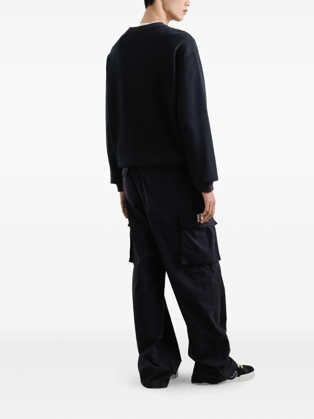Dolce & Gabbana Sweater verfraaid met logo Blauw