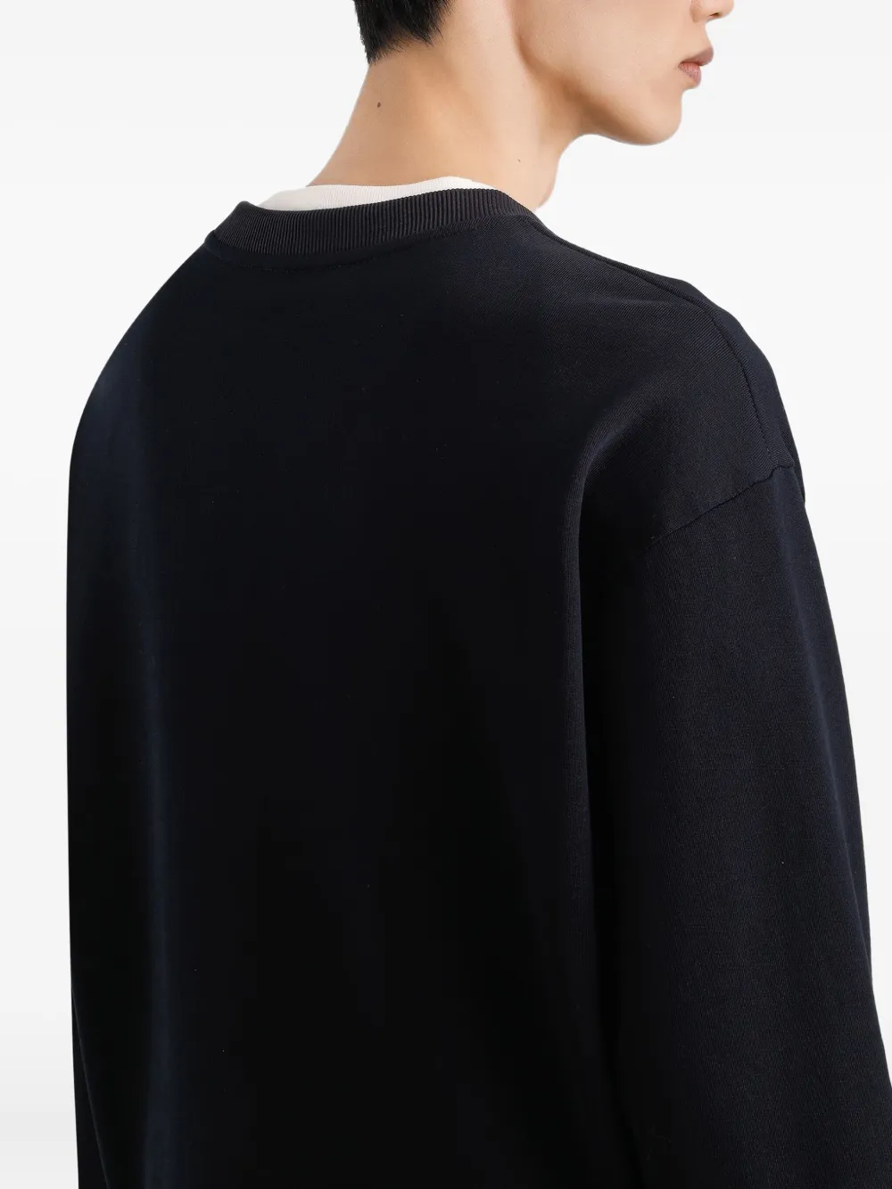 Dolce & Gabbana Sweater verfraaid met logo Blauw