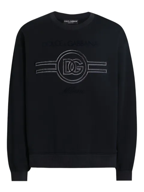 Dolce & Gabbana logo-embellished crew-neck sweatshirt