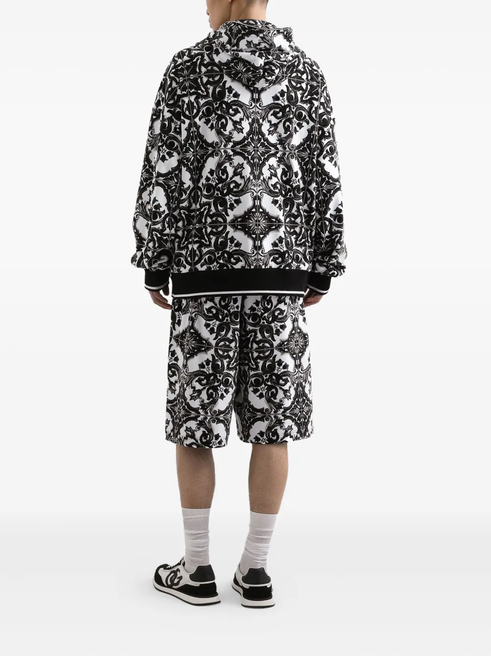 Dolce & Gabbana Hoodie met print Zwart