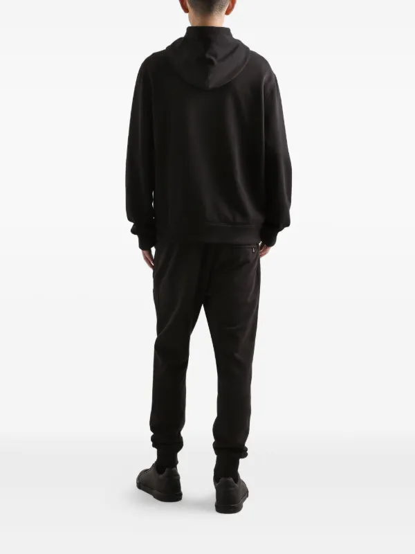 Dolce & Gabbana ブラック ジップアップパーカー Dolce & Gabbana ジップアップ パーカー | ブラック | FARFETCH JP