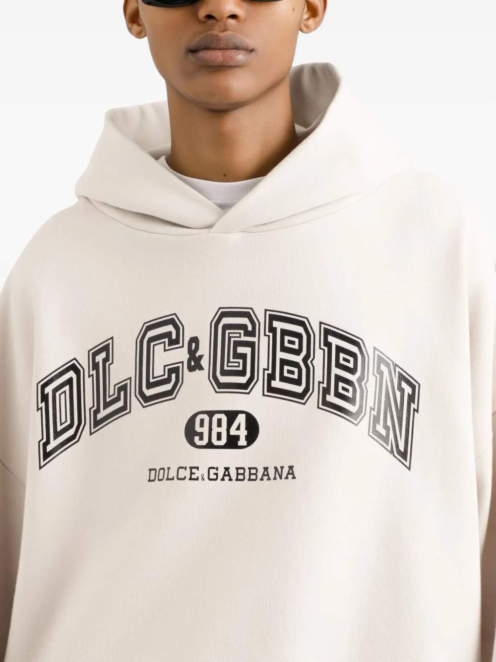 Dolce & Gabbana Sweater met logoprint Beige